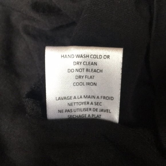 🌷 Haute Hippie Black Keyhole Mock Neck Bell Sleeve Top Size S - Picture 9 of 12